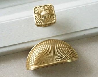 Gold Dresser Knobs, Dresser Hardware, Gold Drawer Pulls, Dresser Knobs And Pulls, Gold Dresser, Kitchen Drawer Pulls, Dresser Drawer Pulls, Kitchen Knobs, Brass Cabinet Knob