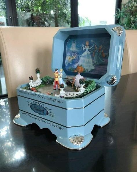 Ever After Cinderella, Cinderella Room, Disney Music Box, Cinderella Baby Shower, Winnie The Pooh Character, Disney Kitchen Decor, Disney Room Decor, Disney Souvenirs, Disney Rooms