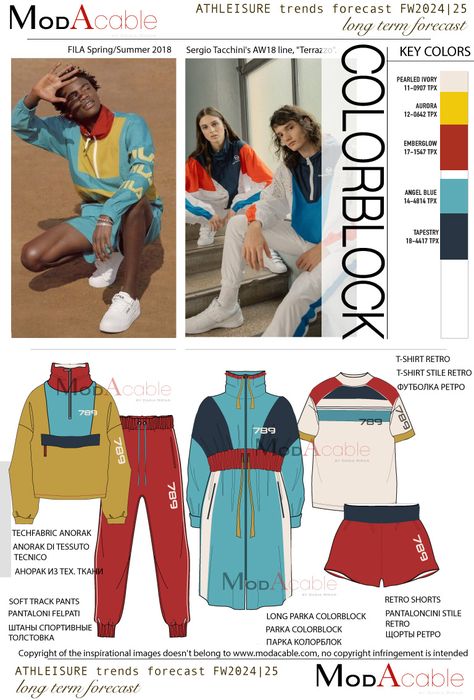 Fashion Trending Moodboard, Fashion Trend Book, Fw 2024, Activewear Trends, Fashion Trend Forecast, Sportswear Trends, Athleisure Trend, Color Trends Fashion, Fashion Forecasting