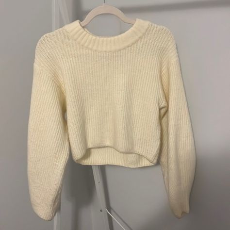 Urban Outfitters Pastel Yellow Sweater XS Pastel Yellow Sweater, Nevermore Academy, Yellow Sweater, Pastel Yellow, Urban Outfitters, Scoop Neck, Sweaters For Women, Pastel, Yellow