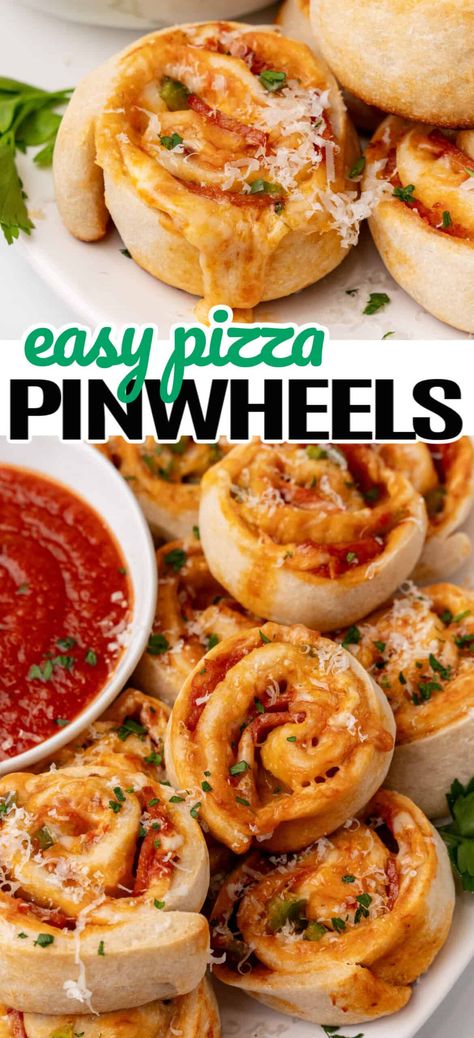 Party Food Ideas Kids, Easy Party Food Ideas, Party Food Easy, Easy Finger Food, Pizza Pinwheels, Tortilla Pinwheels, Pinwheels Recipe, Pizza Roll Up, Pizza Appetizers