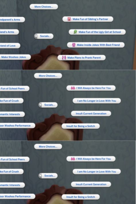 I have added about 100 social interactions in the game. Sims 4 Mean Interactions, Sims 4 Interactions Cc, Sims 4 Mega Interactions Mod, Ts4 Interaction Mods, Mega Interactions Sims 4, Urban Social Interaction Sims 4, Sims 4 Social Interactions, Sims 4 Storyline Mods, Sims 4 Social Interactions Mod