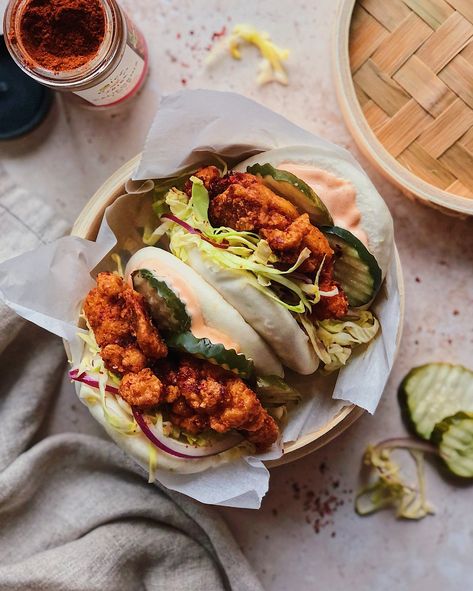 Good Fried Chicken, Chicken Fried Chicken, Chicken Batter, Hot Chicken Sandwiches, Nashville Hot Chicken, Nashville Hot, Bao Buns, Fried Chicken Sandwich, Southern Fried Chicken