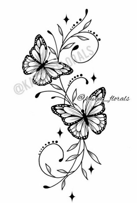 Butterfly And Arrow Tattoo, Butterfly With Swirls Tattoo, Small Tattoos For Women Forearm, Feather And Butterfly Tattoos For Women, လိပ်ပြာ Tattoo, Butterflies Flowers Tattoo, Cherry Blossom Butterfly Tattoo, Colour Butterfly Tattoo, Flower And Butterfly Tattoo