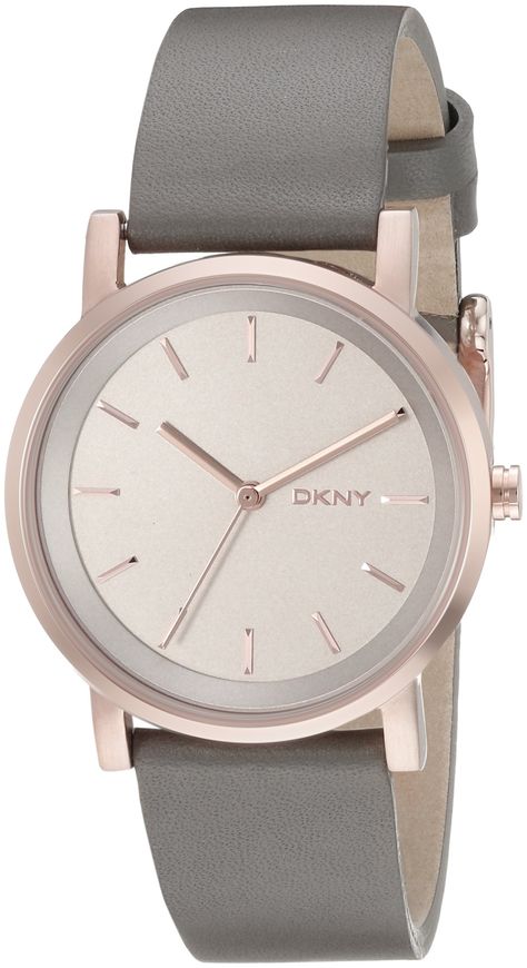 DKNY Women's NY2341 SOHO Grey Watch Daniel Wellington Watch Women, Vintage Cartier Watch, Tissot Mens Watch, Casio Vintage Watch, Dkny Watch, Grey Watch, Rolex Watches Women, Vintage Watches Women, Retro Watches