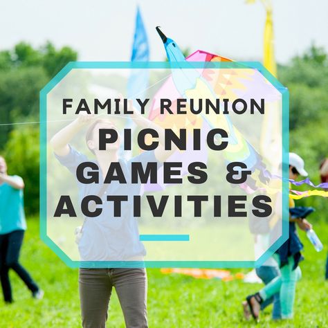 Family Reunion Picnic Games and Activities Family Picnic Games, Family Reunion Picnic, Picnic Family, Family Games To Play, Best Family Board Games, Picnic Activities, Picnic Games, Church Picnic, Reunion Games