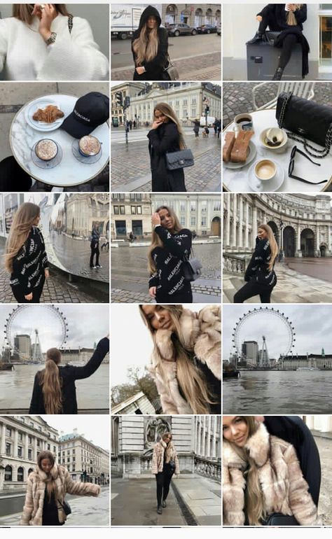 London Feed Instagram, Feed Layout, London Girl, Instagram Feed Layout, England Trip, Insta Feed, Instagram Theme, Home Photo, Insta Photo