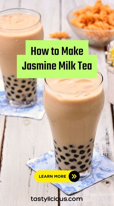 is jasmine milk tea good | how to make jasmine milk tea | jasmine milk tea recipe | jasmine milk tea recipe | keto recipes dinner | healthy gut recipes | keto diet recipes | yummy food Jasmine Tea Recipe, Jasmine Milk Tea, Jasmine Milk Tea Recipe, Milk Tea Recipe, Gut Recipes, Healthy Gut Recipes, Bubble Tea Recipe, Milk Tea Recipes, Tea Remedies