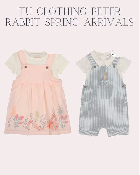 Baby Boy Dungarees, Baby Girl Pink Dress, Twin Baby Clothes, Rabbit Clothes, Matching Sibling Outfits, Twin Toddlers, Tu Clothing, Sibling Outfits, Girls Pink Dress