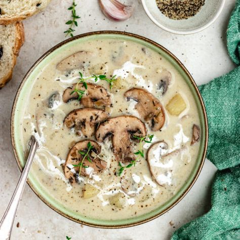 Trending Recipes - The Delicious plate Potato And Mushroom Soup, Roasted Potatoes And Broccoli, Mushroom Potato Soup, Potato And Mushroom, Soup And Salad Combo, Potatoes And Broccoli, Cranberry Walnut Bread, Lemon Vinaigrette Dressing, Carrot And Lentil Soup