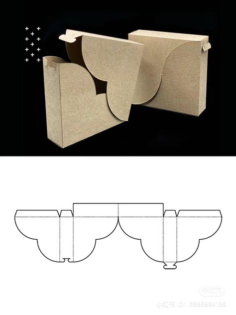 Cardboard Shapes Ideas, Cute Box Template Free Printable, Easy Origami Envelope, Paper Castle Template Free Printable, Corrugated Box Packaging Ideas, Cute Boxes Diy, Aesthetic Box Template, Creative Box Design, Origami Package