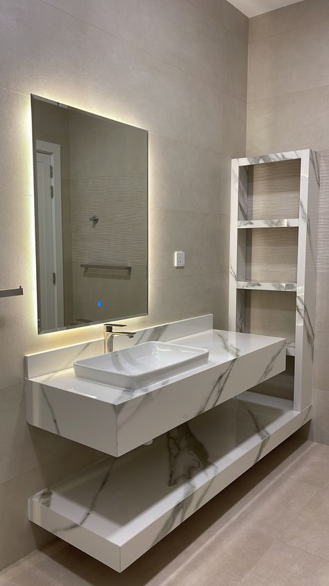 Toilet And Bathroom Design, Bathroom Design Small Modern, Bathroom Sink Design, Bathroom Design Layout, Washbasin Design, Best Bathroom Designs, Hall Interior Design, Washroom Design, Smart Home Design