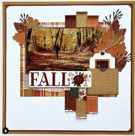 Autumn Scrapbooking Layouts, Fall Layouts Scrapbooking, Autumn Scrapbook Ideas, Fall Scrapbook Pages, Fall Scrapbook Ideas, Autumn Scrapbook Layouts, Nature Scrapbook Layouts, Simple Scrapbooking Layouts, Scrapbook Layouts Ideas