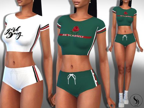 Casual Sport Outfits, Casual Sport Outfit, Sims 4 Traits, The Sims 4 Pc, The Sims 4 Packs, Sims 4 Game Mods, Sims 4 Teen, Sims 4 Dresses, Sims 4 Characters