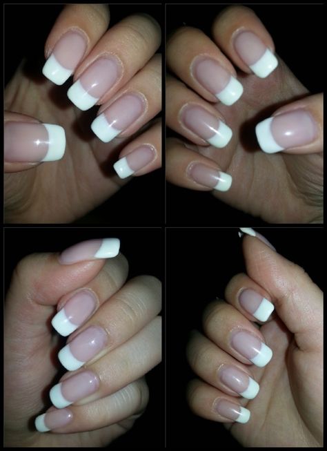 French Vs American Nails, Mob Wife Nails, French Tip Dip Powder Nails, 18th Party, Recipes Cookies, French Manicure Nails, Lip Primer, Butterfly Nail Art, How To Clean Makeup Brushes