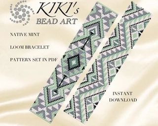 KikisBeadArts - Etsy Hungary Bracelet Loom, Bead Loom Designs, Bead Loom Pattern, Loom Bracelet Patterns, Loom Bracelet, Beaded Jewlery, Loom Pattern, Bead Weaving Patterns, Bead Loom Bracelets