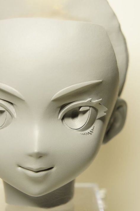 Zbrush Tutorial, 3d Modeling Tutorial, Digital Sculpting, Anime Head, Anime Figurines, 3d Modelling, Character Modeling, Blender 3d, Sculpture Clay