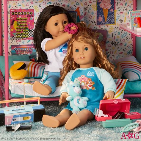 Sister Sleepover, Courtney Moore, Sleepover Fun, 100 Días De Clases, Doll Bedroom, American Girl Doll Sets, Doll Pictures, Cry Babies, American Girl Doll Diy