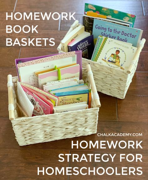 Homework Routine, Homework Checklist, Morning Baskets, Teaching Kids Respect, Book Basket, Homework Organization, Morning Basket, Bookshelf Inspiration, Homeschool Routine