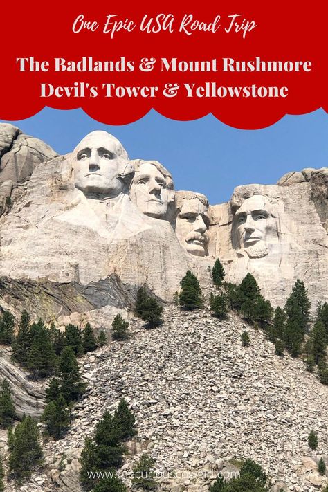 South Dakota Road Trip, Crazy Horse Memorial, Roadtrip America, Yellowstone Trip, Mt Rushmore, Devils Tower, Custer State Park, National Park Road Trip, Us Road Trip