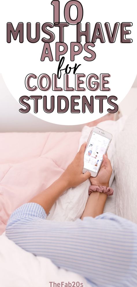 Really great advice for incoming freshman. These are the best apps to have on your phone for surviving school life. I have used these college apps iphone throughout my entire schooling #college #collegehacks #collegestudent Apps Students Must Have, College Freshman Survival Kit, Apps For College Students, Apps For College, Must Have Apps, College Freshman Advice, Apps For Girls, Freshman Advice, College Apps