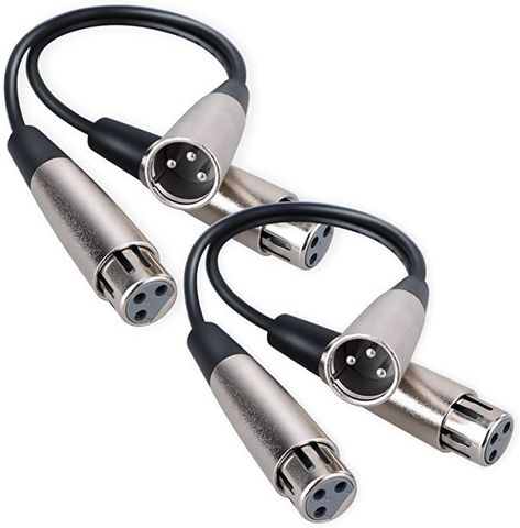 Amazon.com: HOSONGIN XLR Splitter Cable 2 Pack, 3Pin XLR Male to 2 XLR Female Y Cable Balanced Microphone Splitter Cord Audio Adaptor, Length 12 inch : Musical Instruments Xlr Cable, Dj Images Hd, Dj Images, Audio Cables, Project Board, 21st Birthday, Musical Instruments, 2 Pack, Sydney