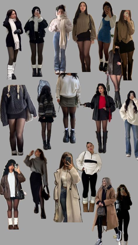 Winter Outfits For Short Women, Short Boots Outfit, Short Skirts Outfits, Winter Boots Outfits, Winter Fashion Outfits Casual, Cold Outfits, Outfits Winter, Casual Winter Outfits, Outfit Inspo Fall