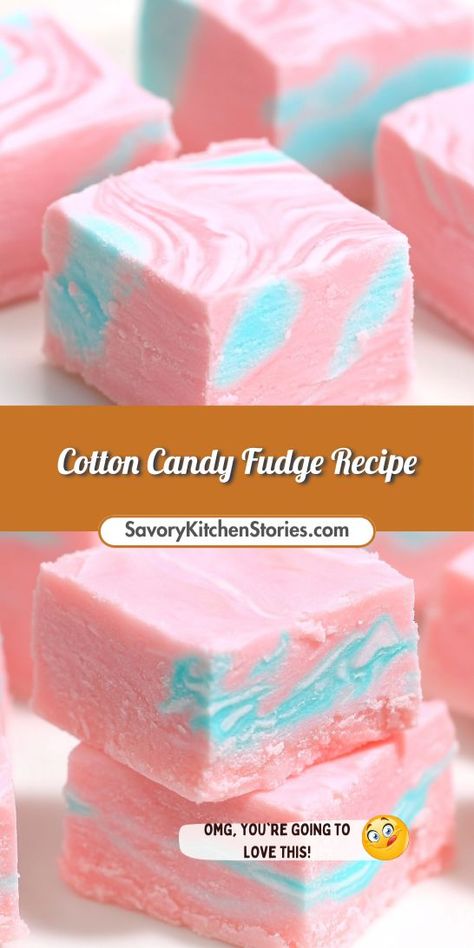 Looking for a fun dessert that captures the essence of carnival treats? This cotton candy fudge is a vibrant addition to any candy drink gathering. With a simple recipe, you can whip up this delightful fudge in no time. Be sure to save it for your next sweet occasion! Cotton Candy Fudge, Carnival Treats, Candy Fudge, How To Make Fudge, Fun Dessert, Candy Drinks, Fudge Recipe, Gel Food Coloring, Kitchen Stories