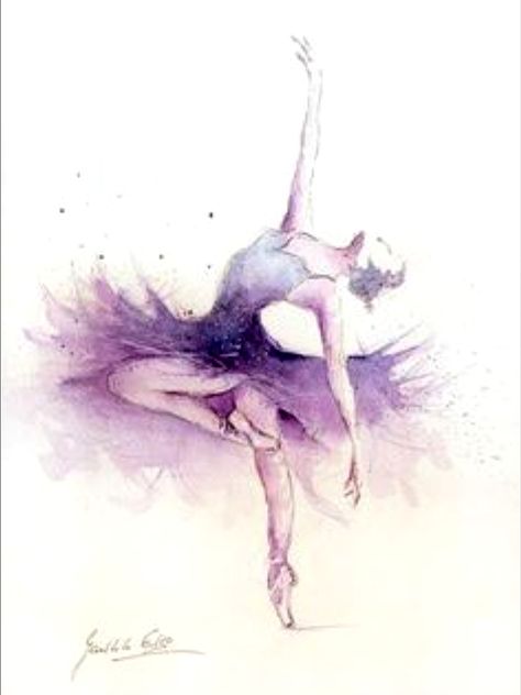 Ballet Drawings, Art Ballet, Ballerina Art, Watercolor Art Paintings, Ballet Art, Original Watercolor Art, Cat Air, Dance Art, Watercolor Inspiration