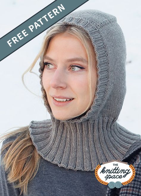 When it's exceptionally cold, cover up with this Unchartered Territory Balaclava...and the great news is, this one is designed for the ladies. A toasty knit women's balaclava, this pattern is great for knitters who want to try more stockinette stitch and ribbed edging. It's the perfect accessory that you can layer up with on chilly days. | Discover over 5,500 free knitting patterns at theknittingspace.com Free Balaclava Pattern, Bonnet Pattern Free, One Size Knitted Balaclava For Outdoor, Casual Full Face Knitted Balaclava, Knitted Balaclava For Cold Weather, One Size, Cozy Knitted One-size Balaclava, Knitted Balaclava Inspire Uplift ⭐, Snood Knitting Pattern, Cat Hat Pattern