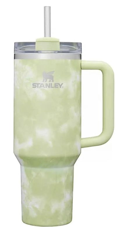 STANLEY Adventure Quencher Travel Tumbler 40 oz - Cintron Tie Dye Stanley Green, Stanley Thermos, Stanley Adventure, Green Tie Dye, Tie Dye Colors, Hearth And Hand, Green Tie, Tie And Dye, Reusable Straw