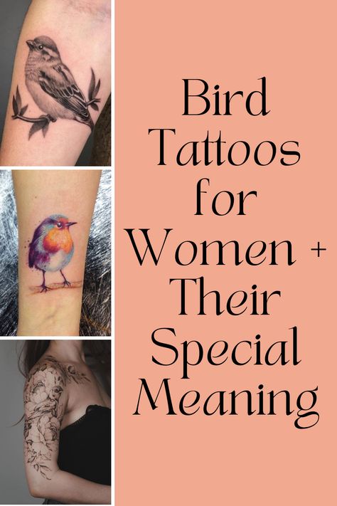 Bird Tattoos for Women + Their Special Meaning - Tattoo Glee Wrist Tattoos For Women Small Hummingbird, Bird Nature Tattoo, Bird Tattoo Symbolism, Dear God Make Me A Bird Tattoo, Feminine Bird Tattoos Beautiful, July Bird Tattoo, Bird Tattoos And Meanings, Birds Wrist Tattoos For Women, Beautiful Bird Tattoos For Women