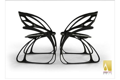 Art Nouveau Furniture, Furniture Design Inspiration, Like A Butterfly, Small Accent Chairs, Interior Designer Logo, Patio Chair Cushions, Eames Chairs, Diy Chair, Butterfly Chair