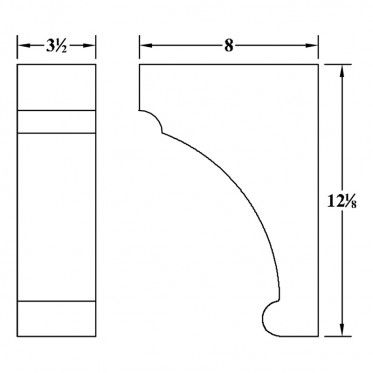 Corbels exterior