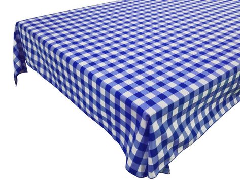 Gingham Table Cloth, Light Blue Gingham, Checkered Tablecloth, Tablecloth Sizes, Checkered Print, Checker Print, Tablecloth Fabric, Sewing Tags, Cotton Tablecloths