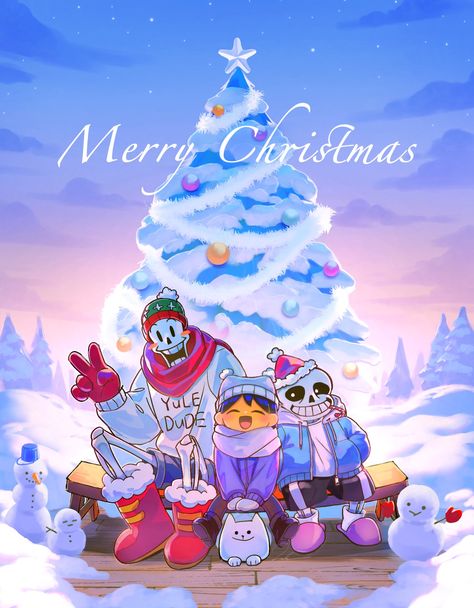 Undertale Christmas, Undertale Love, Xmas Tags, Sans And Papyrus, New Year Art, Undertale Pictures, Sans Art, Undertale Sans, Undertale Funny