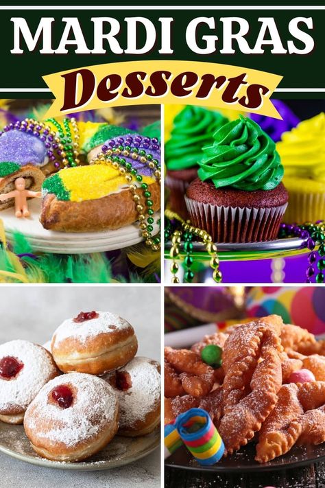 Fat Tuesday Paczki, Mardi Gras Snacks, Mardi Gras Recipes Easy, Mardi Gras Appetizers, Fat Tuesday Food, Mardi Gras Party Food, Mardi Gras Dinner, Mardi Gras Desserts, Fat Tuesday Party