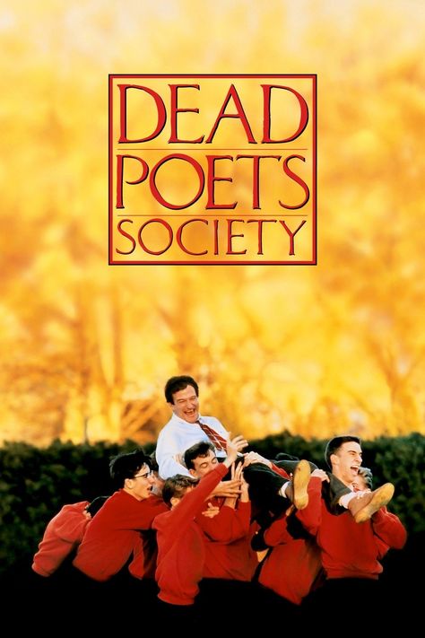 Dead Poet Society - Took it out to watch because I needed a little yawp in my life. Dead Poets Society Movie, Society 1989, Tam Film, Sean Leonard, I Love Cinema, See Movie, Dead Poets Society, Robin Williams, Film Serie