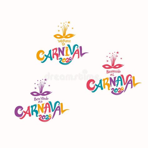 Carnival Logo Design, Carnival Logo, Carnaval Ideas, Carnival Inspiration, Tres Leches, The Carnival, Color Gradient, Carnival Costumes, Gradient Color