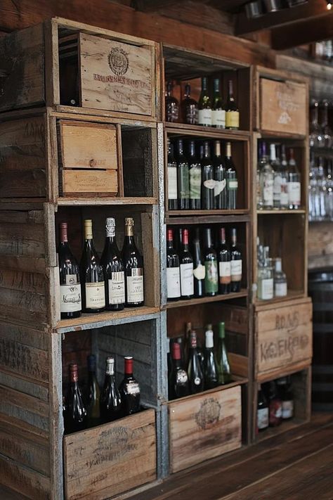 "Create unique storage solutions with Upcycled Wine Crate Shelving! 🍷🛠️ Ideal for eco-friendly decor with character. 🌟✨ #DIYUpcycledFurniture #SustainableDecor #WineCrateInspo" Crate Shelving, Crate Shelves, Sustainable Decor, Wine Crate, Unique Storage, Eco Friendly Decor, Upcycled Furniture, Storage Solutions, Eco Friendly