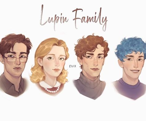 Lupin Family🌙☆ Remus, Teddy, Lyall and Hope. #marauders #harrypotter #harrypotteredit #maraudersedit #maraudersera #maraudersfanart… | Instagram Teddy Lupin Fan Art, Remus X Tonks, Hope Lupin, Lyall Lupin, The Potter Family, Marauders Harry Potter, Remus And Tonks, Potter Family, Teddy Lupin