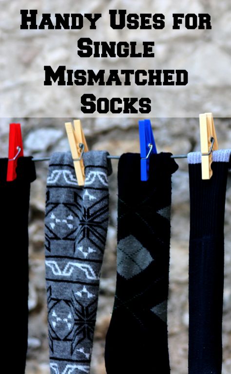 Handy Uses for Single Mismatched Socks Mismatched Socks Ideas, Mismatched Socks, Sock Dolls, Hot Cold Packs, Thrifty Living, Intentional Parenting, Family Ideas, Nothing New, Pinterest Ideas