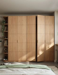 JDEN Japandi Wardrobe Japandi Closet Design, Japandi Wardrobe Design, Ikea Metal Cabinet, Japandi Closet, Japandi Wardrobe, Artsy Room, Tv Console Design, Ikea Cupboards, Japandi Bedroom Design