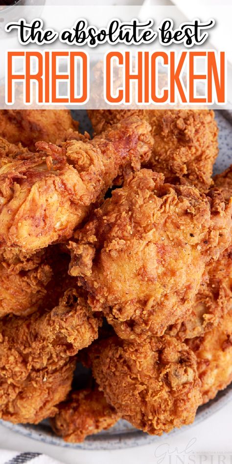 Pan Fried Chicken Recipes, Fried Chicken Legs Recipe, Baked Meats, Fried Chicken Thigh Recipes, Southern Fried Chicken Recipe, Chicken Hut, Best Fried Chicken Recipe, Easy Fried Chicken, Fried Chicken Recipe Southern