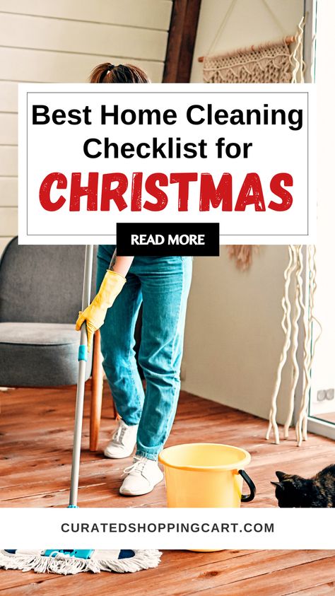 Looking for fast and efficient ways to clean your home before Christmas? This Quick & Easy Holiday Cleaning Checklist will get your home holiday-ready in no time! This guide covers everything you need for a spotless, cozy home just in time for the holidays. Holiday home cleaning, Christmas cleaning tips, holiday guest prep, easy holiday home organization, cleaning checklist for holidays, Christmas home decor ideas, quick holiday cleaning guide, room-by-room Christmas cleaning, festive home prep. Quick Cleaning Checklist, Christmas Cleaning Checklist, Holiday Cleaning Checklist, Christmas Cleaning, Holiday Cleaning, Declutter Checklist, Cleaning Cabinets, Christmas Home Decor Ideas, Cleaning Guide