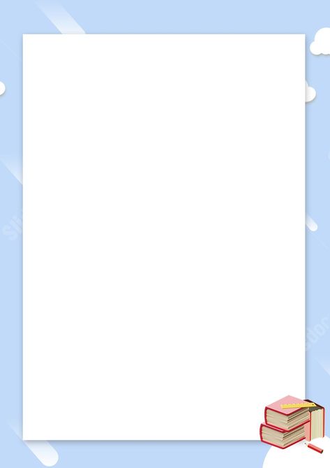 Blue Notebook, Beautiful Borders, Border Background, Office Templates, Word Document, Page Borders, Printable Stationery, Borders And Frames, Document Templates