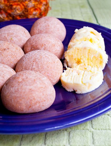 Hawaiian Taro Rolls & Coconut Lychee Compound Butter Taro Rolls, Easy Dinner Roll, Lychee Recipes, Recipes Savory, Dinner Roll, Compound Butter, Quick And Easy Dinner, Live Healthy, Coconut Butter