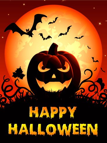 Happy Halloween Pictures, Halloween Phrases, Photo Halloween, Halloween Wishes, Carte Halloween, Halloween Pumpkins Painted, Images Disney, Pumpkin Cards, Mosaic Pictures