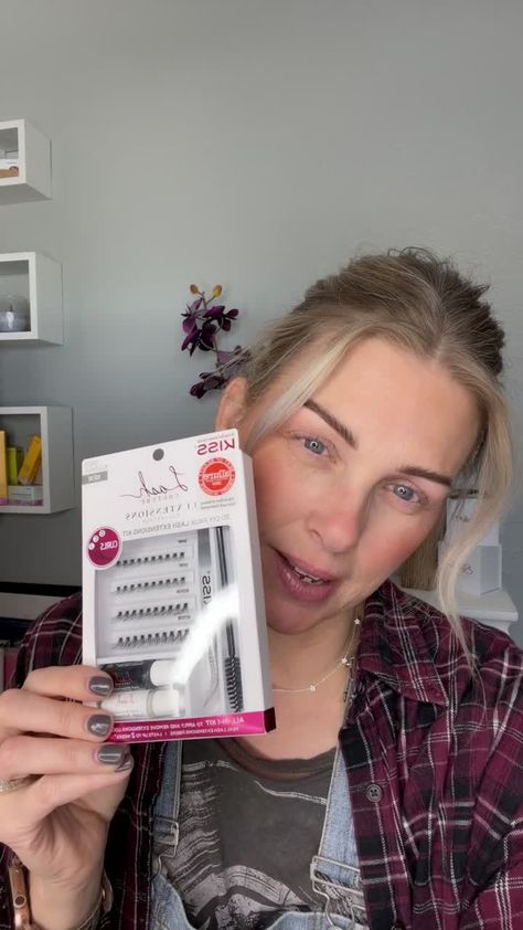 Mel(@justmelsdotcom) on TikTok: Kiss Lash Couture Luxtensions kit. These ended up lasting 4 days. #makeup #justmelsdotcom #VideoSnapChallenge #ASOSFashunWeek #lashes #lashextensions Kiss Luxtension Lashes, Kiss Individual Lashes, Kiss Lash Extensions Kit, How To Apply Kiss Lash Extensions, Kiss Eyelash Extensions, Kiss Lash Extensions, Kiss Eyelashes, Semi Permanent Lashes, Lashes Tutorial