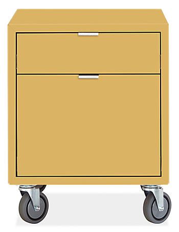 Copenhagen Room, Office File Storage, File Storage Cabinet, Modern File Cabinet, Wooden File Cabinet, Black Pulls, Plywood Desk, Tiny Home Office, Room And Board